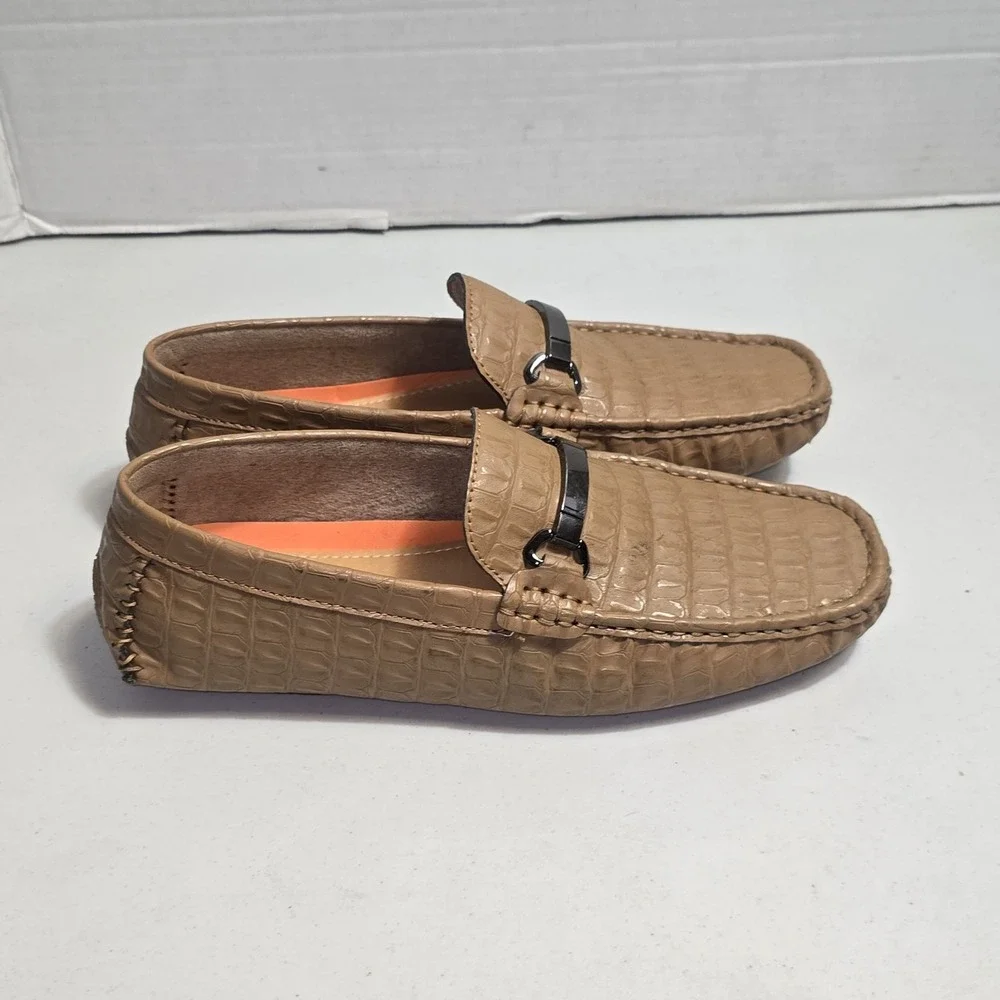 Jonsen Amy802A Brown Men's Loafer Boat Shoes Size 9.5 NWB